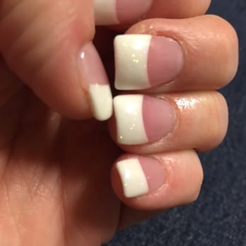 Nail V. Angel - I love the subtle sparkle in the white - Nail Salons Near Me - Clackamas, Oregon Nail V. Angel - I love the subtle sparkle in the white - Nail Salons Near Me - Clackamas, Oregon