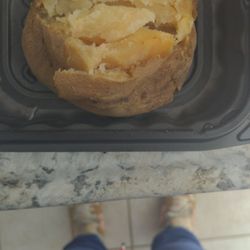 Wendy's - Look at how dry it is. Like a used potato from yesterday. FOH!!