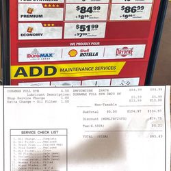Take 5 Oil Change