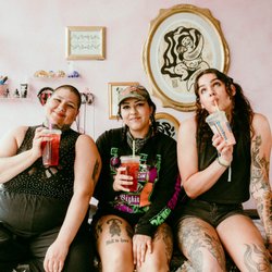 Muse Tattoos - The Muse Team - Left to right: Toni PNW, Apprentice Kat, Santiago