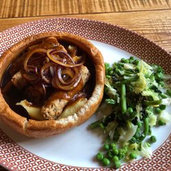 The Optimist - Vegetarian toad in the hole