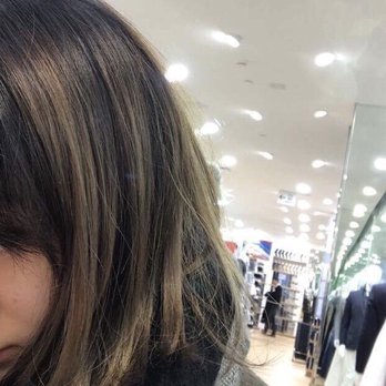 Seefu Hair Spadina - End result - ash blonde on top of pre existing chocolate color. - Hair Salons Near Me - Toronto, Ontario Seefu Hair Spadina - End result - ash blonde on top of pre existing chocolate color. - Hair Salons Near Me - Toronto, Ontario