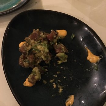 Avocado Grill - What was left of the Tuna Tartar... it was very good! - Tapas/Small Plates Near Me - West Palm Beach, Florida Avocado Grill - What was left of the Tuna Tartar... it was very good! - Tapas/Small Plates Near Me - West Palm Beach, Florida