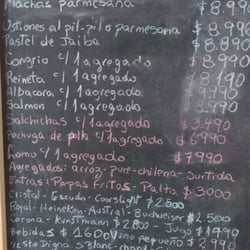 Restaurant Miramar - Specials board