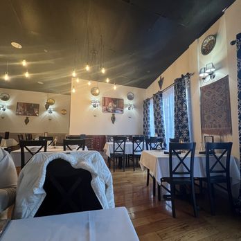 Blue Fez - Inside seating area - Moroccan Near Me - Salem, Massachusetts