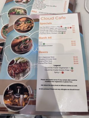 Menu photo 2 Cloud Cafe Seattle, WA Menu photo 2 Cloud Cafe Seattle, WA