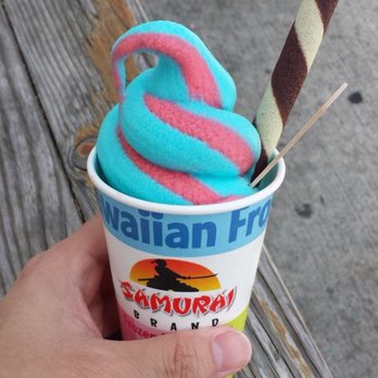 Samurai - Strawberry and Blue Vanilla - Ice Cream & Frozen Yogurt Near Me - Honolulu, Hawaii Samurai - Strawberry and Blue Vanilla - Ice Cream & Frozen Yogurt Near Me - Honolulu, Hawaii