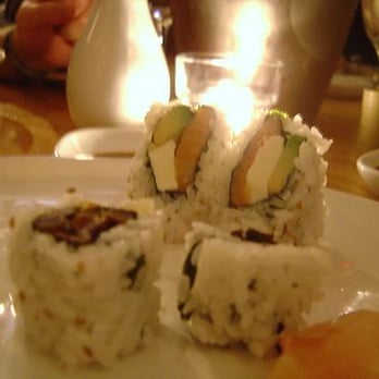 Indie Cafe - Closeup of my sushi at Indie - artistic and delicious - Sushi Bars Near Me - Chicago, Illinois