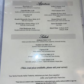 Trattoria Porretta - Parcel menu - Pizza Near Me - Chicago, Illinois