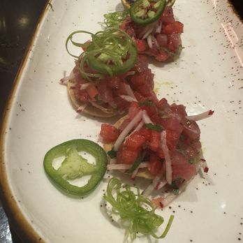 Lockwood Restaurant & Bar - Tuna tostadas ($22) - New American Near Me - Chicago, Illinois