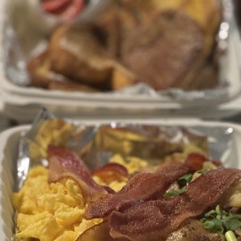 Gina's Kitchen +Catering - One serving of the French Toast combo. - Breakfast & Brunch Near Me - Rancho Cucamonga, California