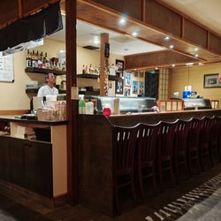 Sushi bar area
