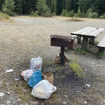 Gold Creek Pond - It's pretty damn easy to take your trash with you!!! - Lakes Near Me