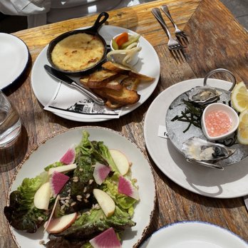Foreign Cinema - warm brandade, gem salad, and oysters - Breakfast & Brunch Near Me - San Francisco, California Foreign Cinema - warm brandade, gem salad, and oysters - Breakfast & Brunch Near Me - San Francisco, California