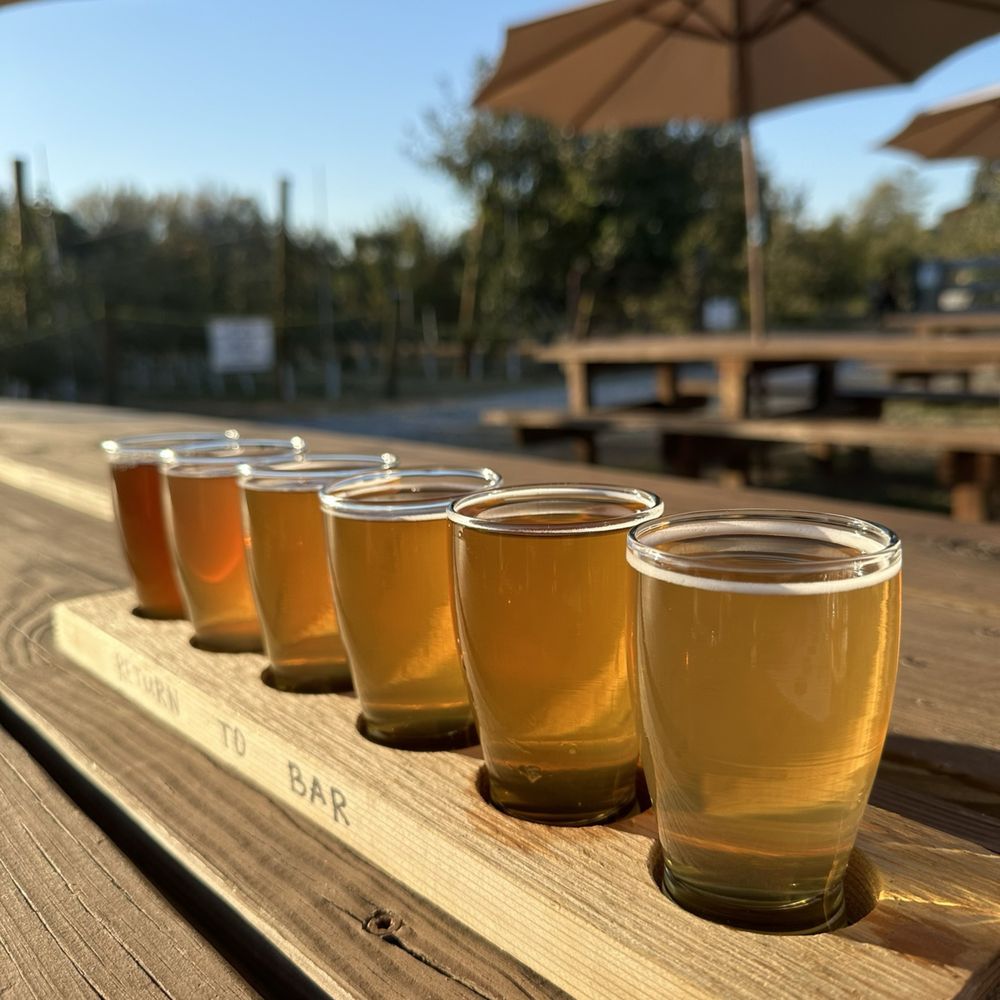 a flight of ciderys a flight of ciderys