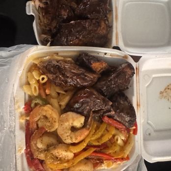 Solange’s Caribbean Cusine - Jerk chicken and shrimp Rasta Pasta Dinner Jerk chicken and cabbage - Caribbean Near Me - Philadelphia, Pennsylvania Solange’s Caribbean Cusine - Jerk chicken and shrimp Rasta Pasta Dinner Jerk chicken and cabbage - Caribbean Near Me - Philadelphia, Pennsylvania