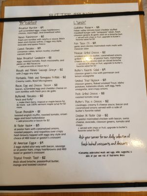 Menu photo 7 Butter Cafe Victor, ID