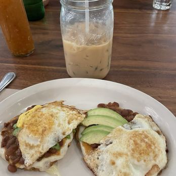 Sol Food Petaluma - Sol Stack and coconut latte - Puerto Rican Near Me - Petaluma, California