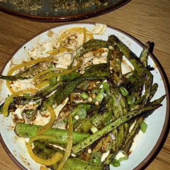Carmel - blackened okra - Seafood Near Me - Atlanta, Georgia Carmel - blackened okra - Seafood Near Me - Atlanta, Georgia