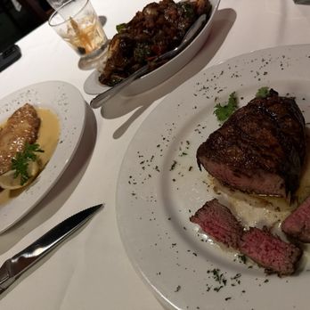 Hal’s The Steakhouse - Battered snapper and filet mignon with Brussels - Steakhouses Near Me - Nashville, Tennessee Hal’s The Steakhouse - Battered snapper and filet mignon with Brussels - Steakhouses Near Me - Nashville, Tennessee