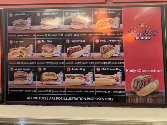 Menu photo 5 Five Star Burger Modesto Modesto, CA