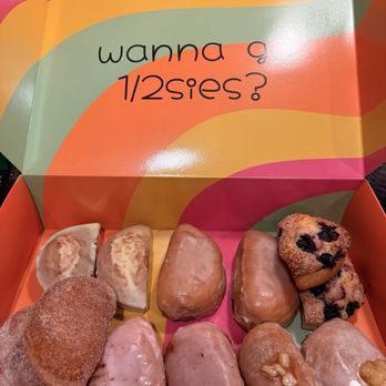 1/2sies Co - Assorted pack I picked. Very delicious! - Donuts Near Me - La Quinta, California 1/2sies Co - Assorted pack I picked. Very delicious! - Donuts Near Me - La Quinta, California