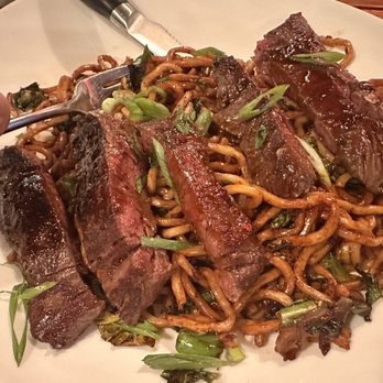 The Islander - This GRILLED SKIRT STEAK with NOODLES was so  Good ! - Tiki Bars Near Me - Coronado, California