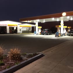 Shell of Alameda - Corner view of the shell gas station. Webster and lincoln