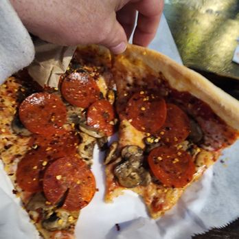 Kenny's Pizza and Subs - Very floppy crust, generous toppings, but didnt make it to hot on the reheated slices. - Pizza Near Me - McCaysville, Georgia Kenny's Pizza and Subs - Very floppy crust, generous toppings, but didnt make it to hot on the reheated slices. - Pizza Near Me - McCaysville, Georgia