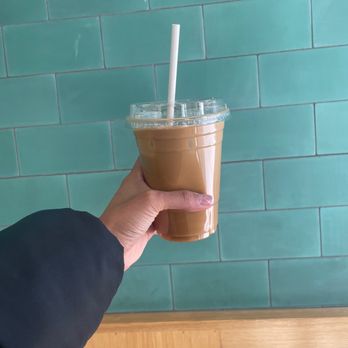 Rose Park Roasters - Maple Lavender Latte with almond milk - Coffee & Tea Near Me - Long Beach, California Rose Park Roasters - Maple Lavender Latte with almond milk - Coffee & Tea Near Me - Long Beach, California
