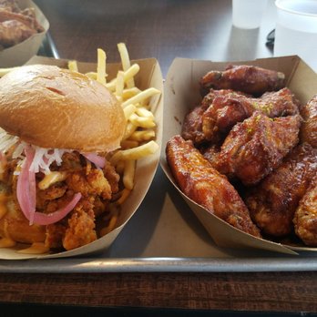 Holdaak Fried Chicken - Spicy Chicken Sandwich, with fries, and Caramel Soy wings - Chicken Shop Near Me - Fullerton, California Holdaak Fried Chicken - Spicy Chicken Sandwich, with fries, and Caramel Soy wings - Chicken Shop Near Me - Fullerton, California