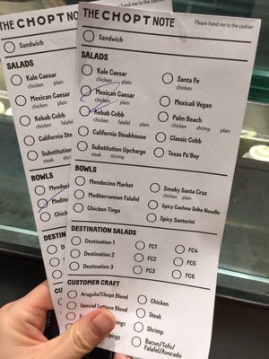Menu photo 7 Chopt Creative Salad Co. New York, NY Menu photo 7 Chopt Creative Salad Co. New York, NY