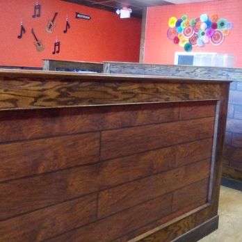 Paco's Tacos - Inside Paco's Tacos. Dividers segregate you from other diners. - Mexican Near Me - Las Cruces, New Mexico