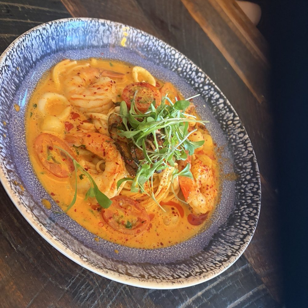 Nep Cafe - Seafood Tom Kha Pasta - Breakfast & Brunch Near Me - Fountain Valley, California