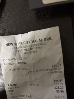 New Aria Kabab (New York City Halal Grill) by null