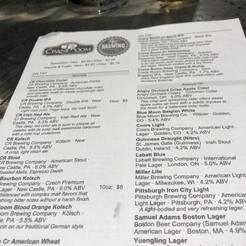 Crane Room Grille - Craft beer - Bars Near Me - New Castle, Pennsylvania Crane Room Grille - Craft beer - Bars Near Me - New Castle, Pennsylvania