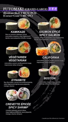 Menu photo 3 Sushi Matsu Châteauguay, QC Menu photo 3 Sushi Matsu Châteauguay, QC