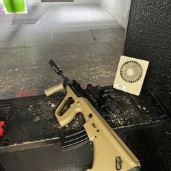 GA Firing Line - Gun range and a custom aug built by GA firing line