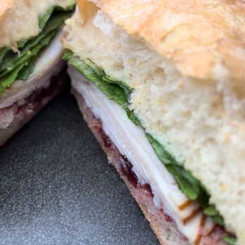 Clock Tower Coffee and Bakery - Turkey Sandwich w/ Cranberry Spread - Sandwiches Near Me - Hanover, Maryland Clock Tower Coffee and Bakery - Turkey Sandwich w/ Cranberry Spread - Sandwiches Near Me - Hanover, Maryland