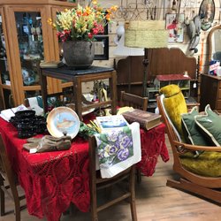 Jack and Associates Antiques - Table and Chairs, Vintage Rocking Chair