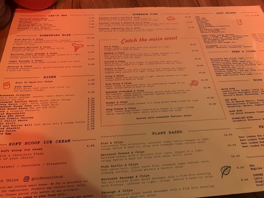 Menu photo 4 Golden Union Fish Bar London, XGL