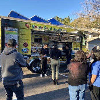 Queso Good - a group of people standing in front of a food truck - Food Trucks Near Me - Phoenix, Arizona