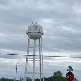 a water tower a water tower