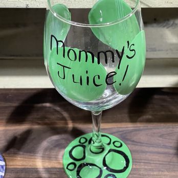 Duplin Winery - Decorative wine glass because I forgot pics at the tasting - Wineries Near Me - Rose Hill, North Carolina