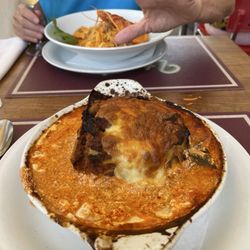 Ristorante.Pizzeria.Italia - Lasagna & spaghetti w/ shrimp.