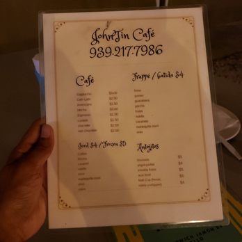 Johntin Café - Coffee and Drinks menu - Coffee & Tea Near Me - Ponce, Puerto Rico Johntin Café - Coffee and Drinks menu - Coffee & Tea Near Me - Ponce, Puerto Rico