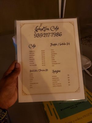 Menu photo 6 Johntin Café Ponce, PR Menu photo 6 Johntin Café Ponce, PR