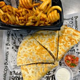 Buffalo Crispy Chicken Quesadilla