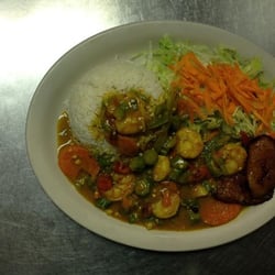 Sunshine Jamaican Restaurant - Curried Shrimp