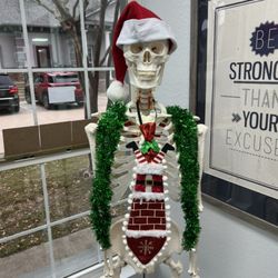 Advocate Wellness - Our skeleton, Tony, is all dressed for Christmas!
